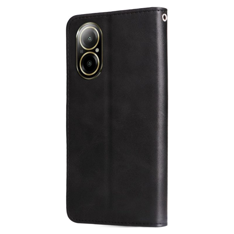 Lederhüllen Realme C67 Münzfach Vorne