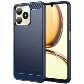 Hülle Realme C53 Handyhülle Gebürstete Kohlefaser