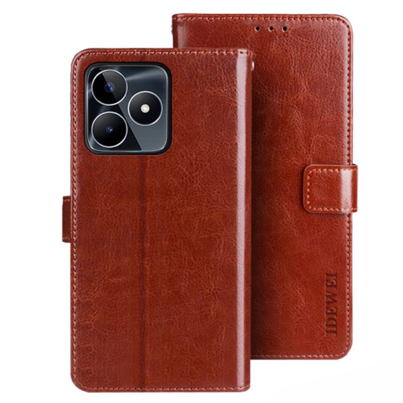 Lederhüllen Für Realme C53 Kunstleder Idewei