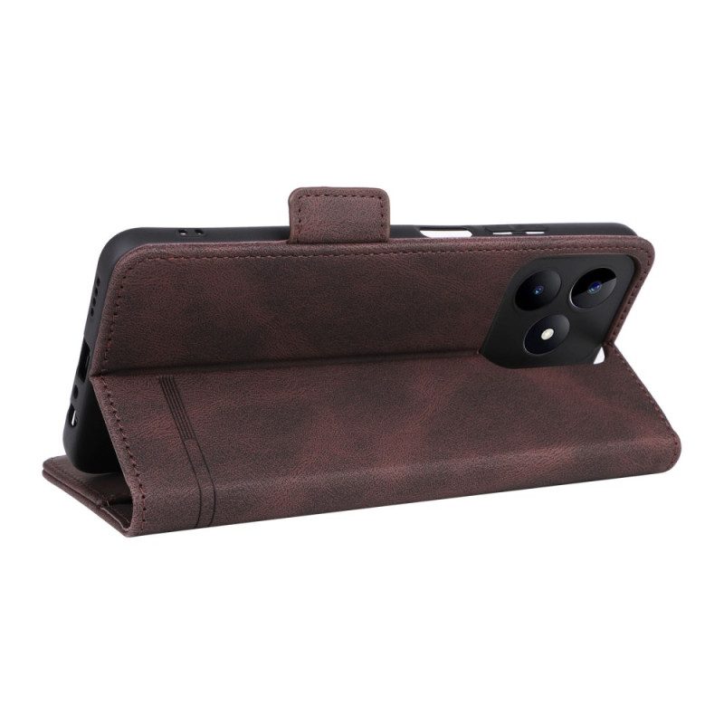 Lederhüllen Für Realme C53 Retro-design