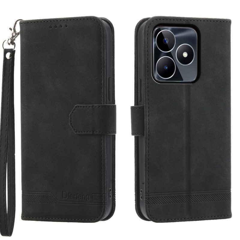 Lederhüllen Realme C53 Dierfeng