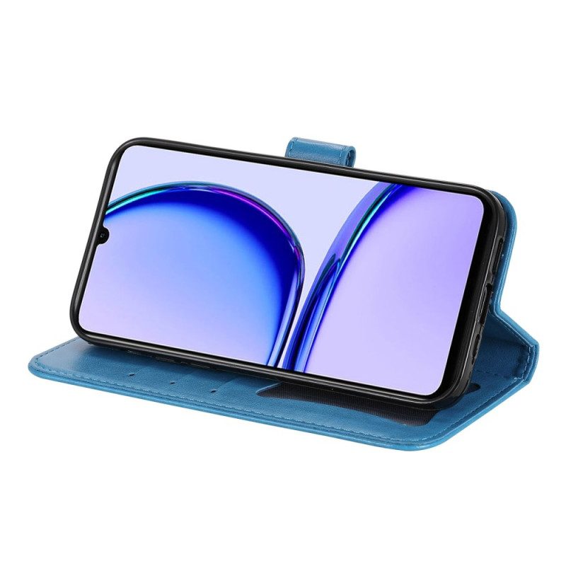 Lederhüllen Realme C53 Handyhülle Blumenmuster