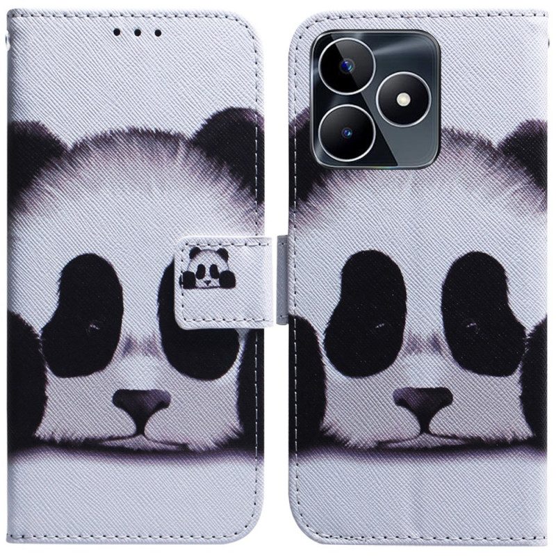 Lederhüllen Realme C53 Panda