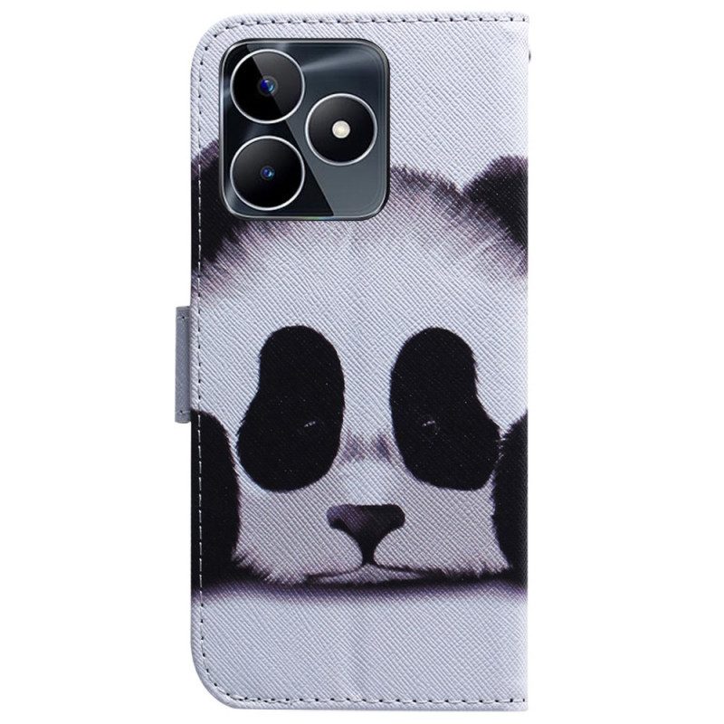 Lederhüllen Realme C53 Panda