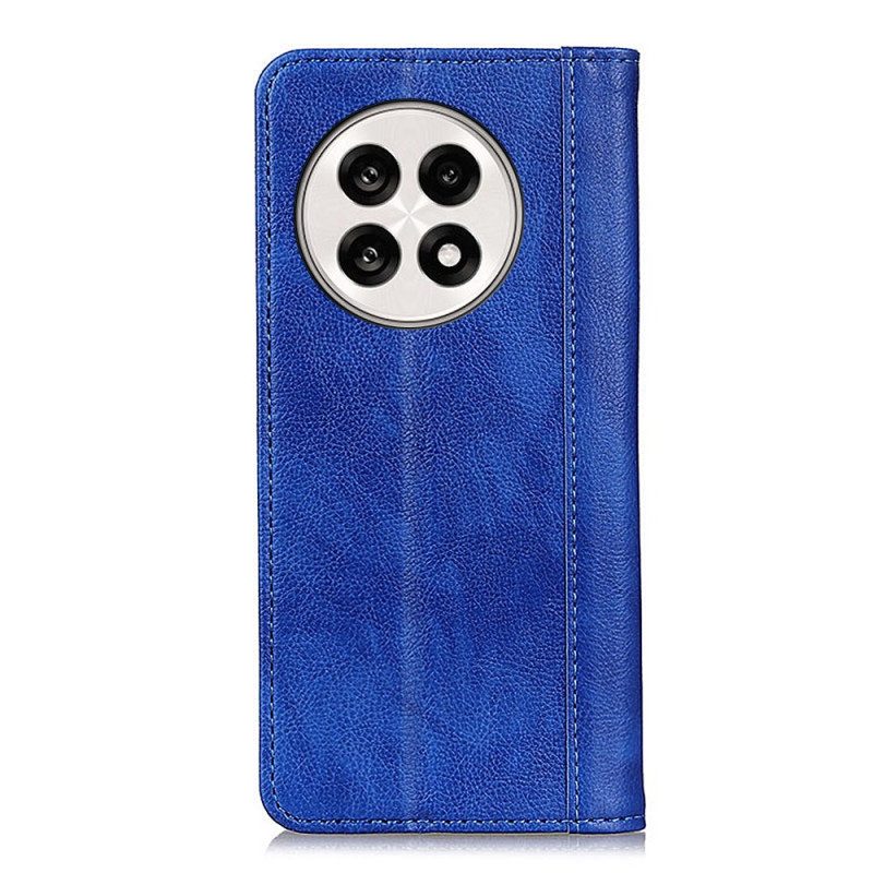 Flip Case Für Oneplus 13r Spaltleder