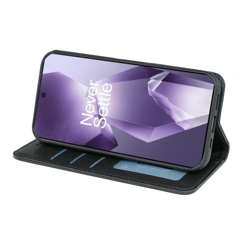 Flip Case Oneplus 13r Geldbörse Mit Riemen Und Karomuster