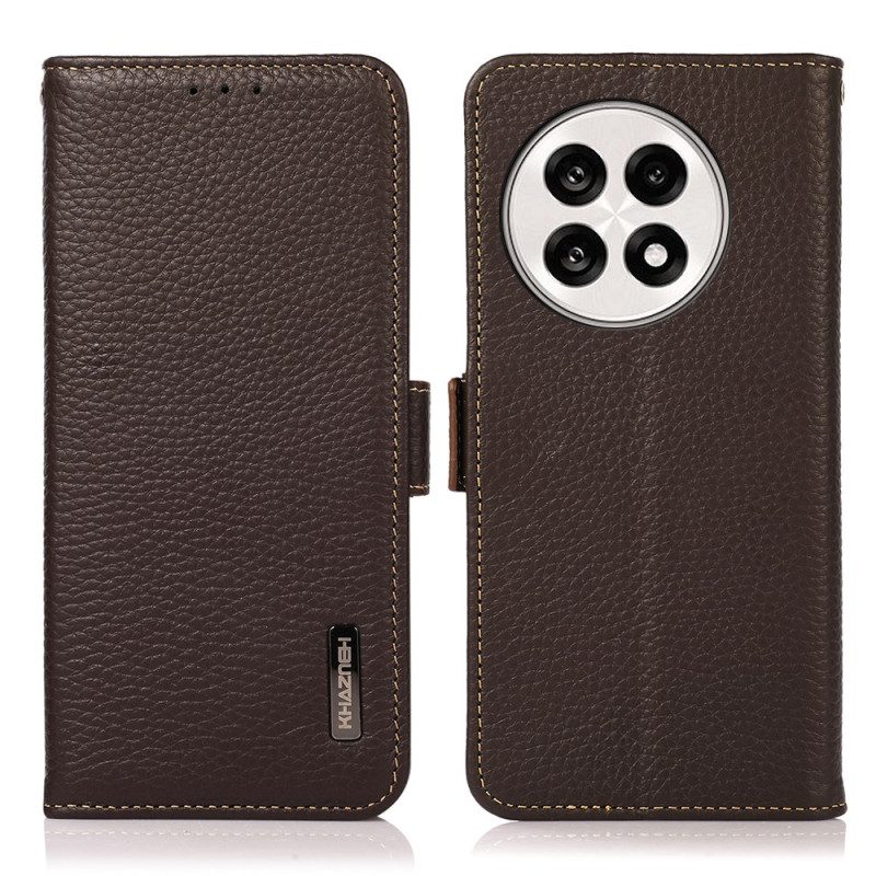 Lederhüllen Für Oneplus 13r Khazneh Leder-rfid-schutz