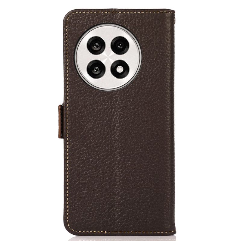 Lederhüllen Für Oneplus 13r Khazneh Leder-rfid-schutz