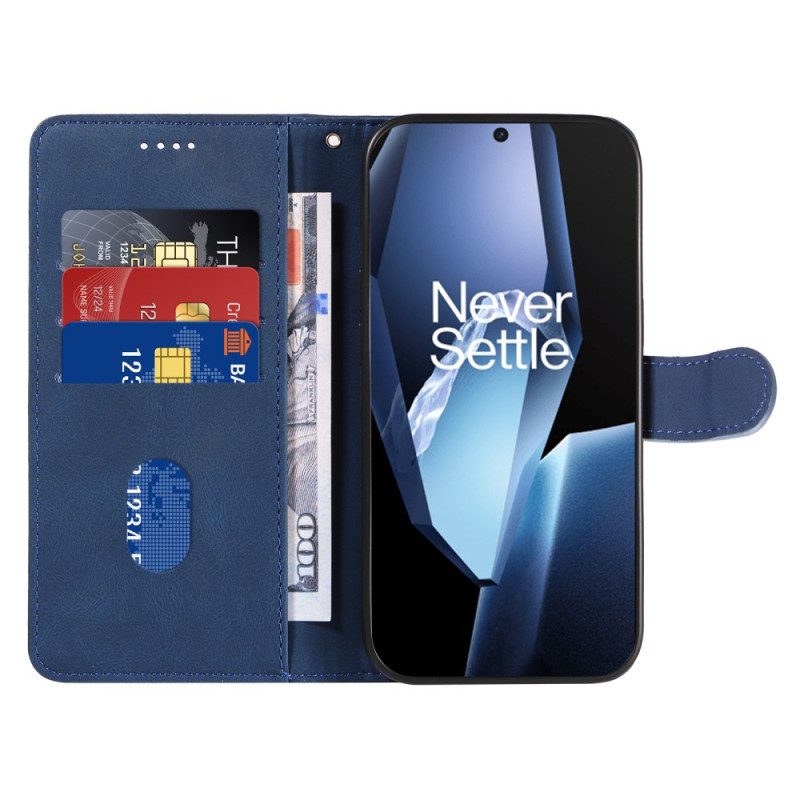 Lederhüllen Für Oneplus 13r Wellenmuster