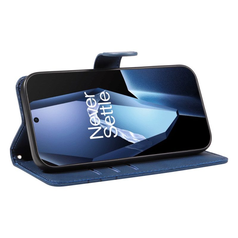 Lederhüllen Für Oneplus 13r Wellenmuster