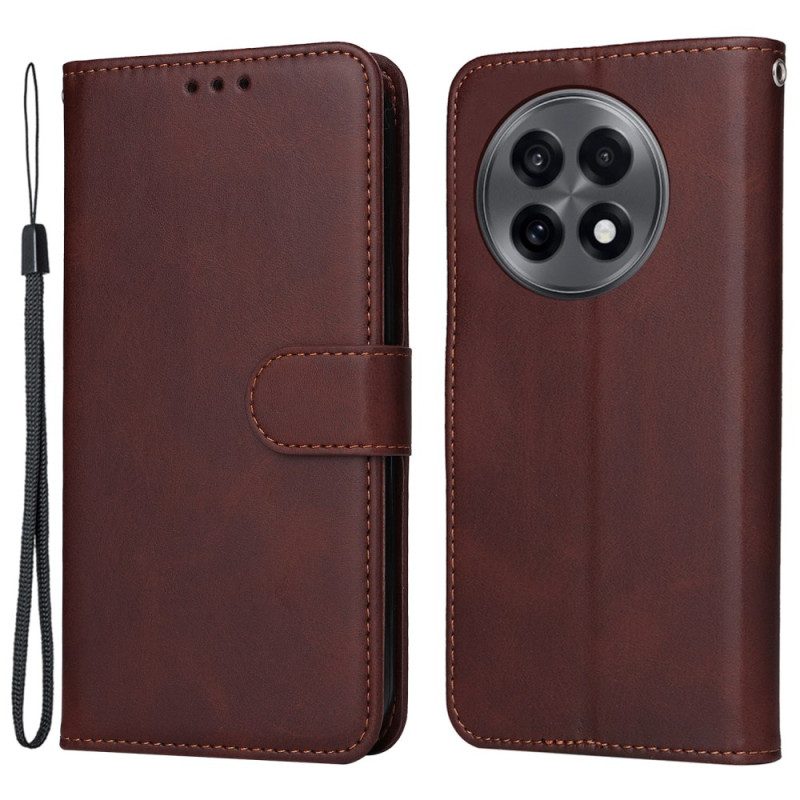 Lederhüllen Oneplus 13r Handyhülle Armband In Lederoptik