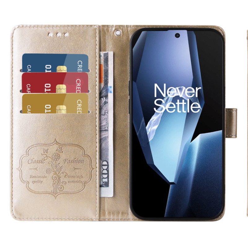 Lederhüllen Oneplus 13r Handyhülle Floral