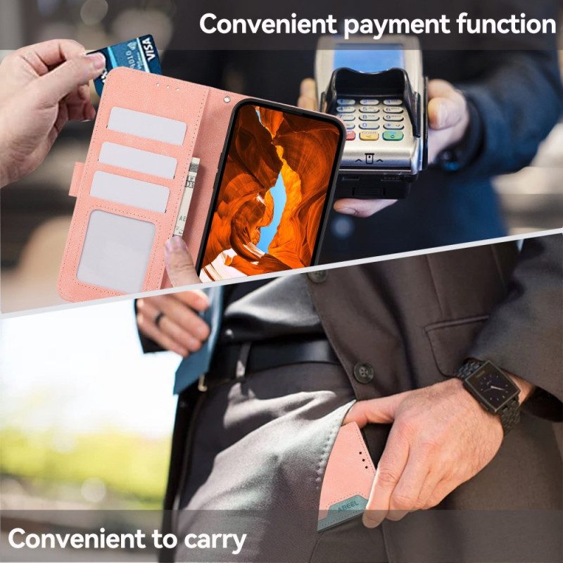 Lederhüllen Oneplus 13r Handyhülle Zweifarbiges Abeel