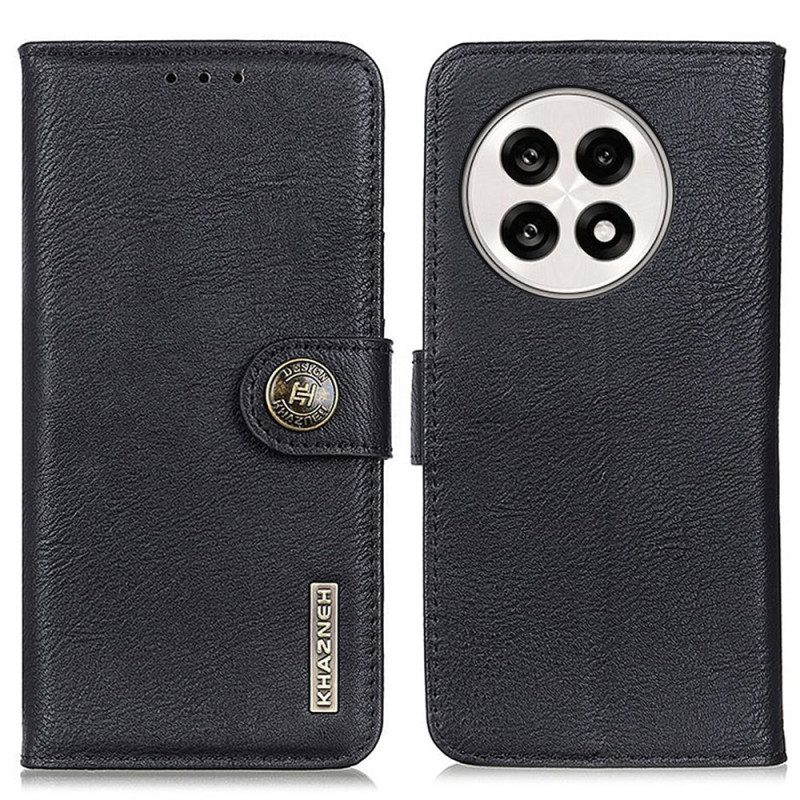 Lederhüllen Oneplus 13r Khazneh Lederoptik