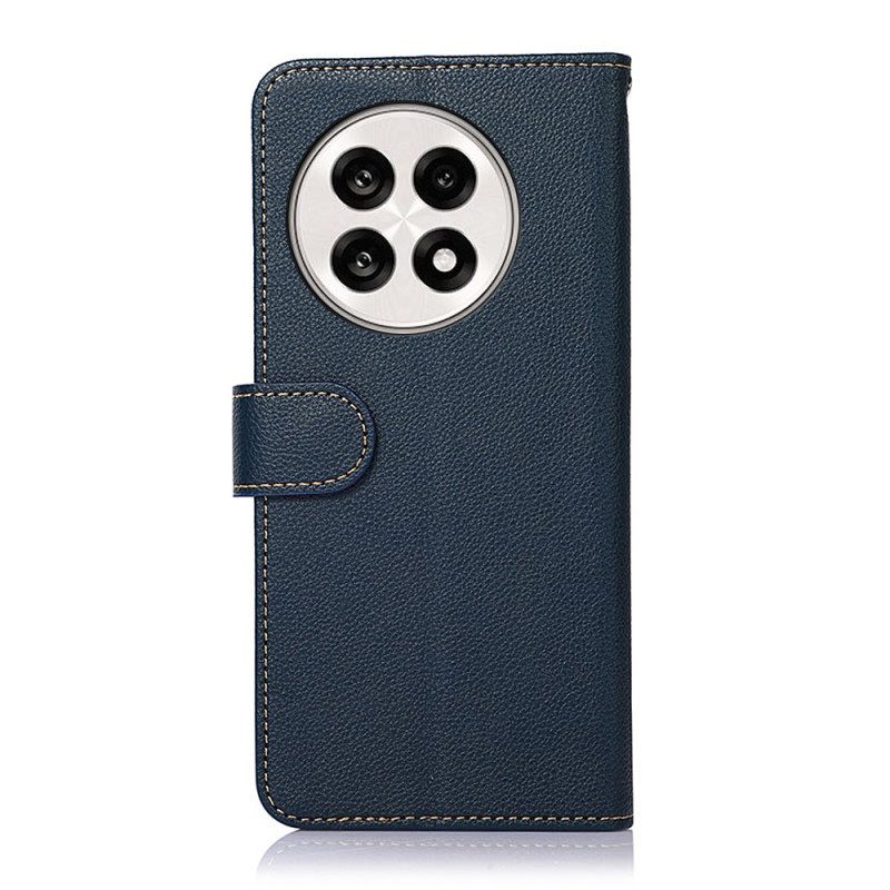 Lederhüllen Oneplus 13r Khazneh Zweifarbiger Rfid-schutz