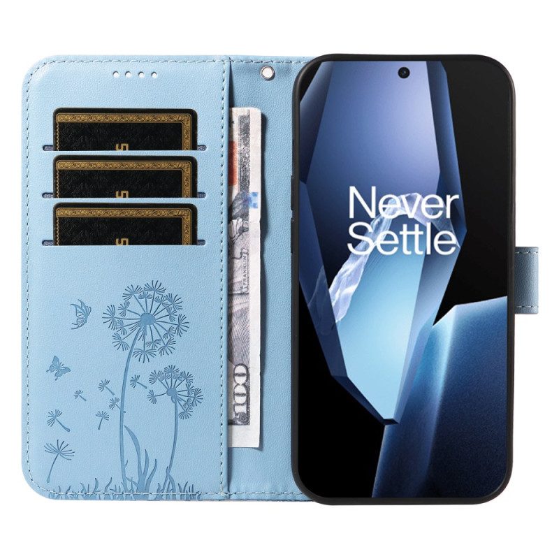 Lederhüllen Oneplus 13r Löwenzahn-riemen