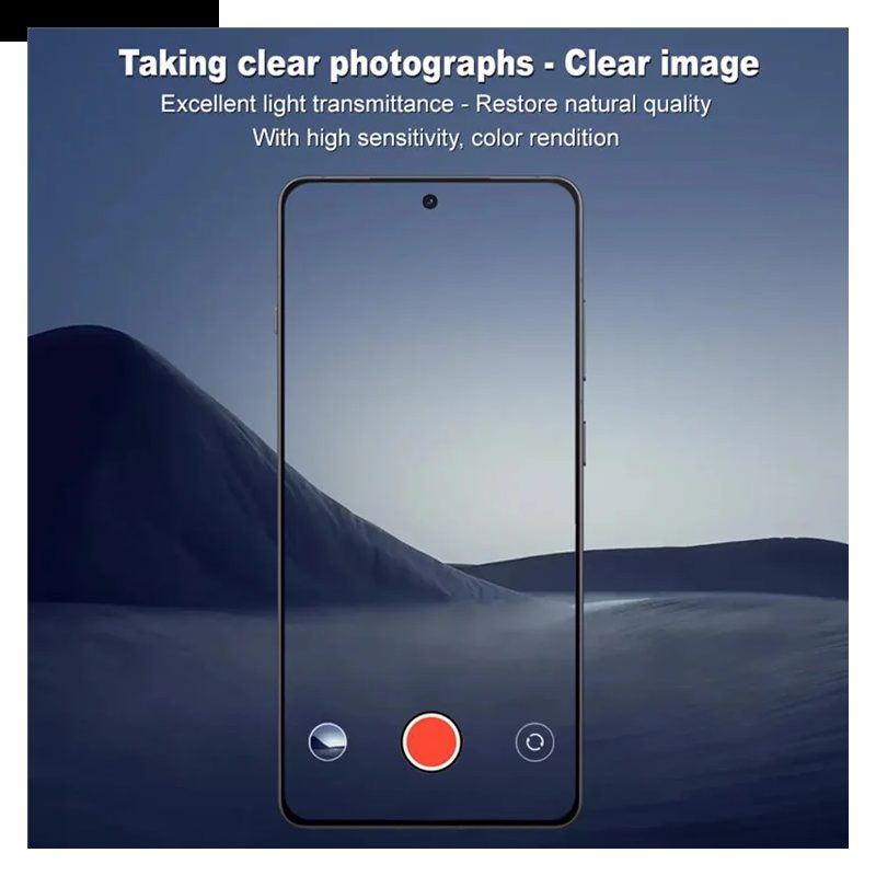 Objektivschutz Aus Gehärtetem Glas Für Oneplus 13r (schwarz)