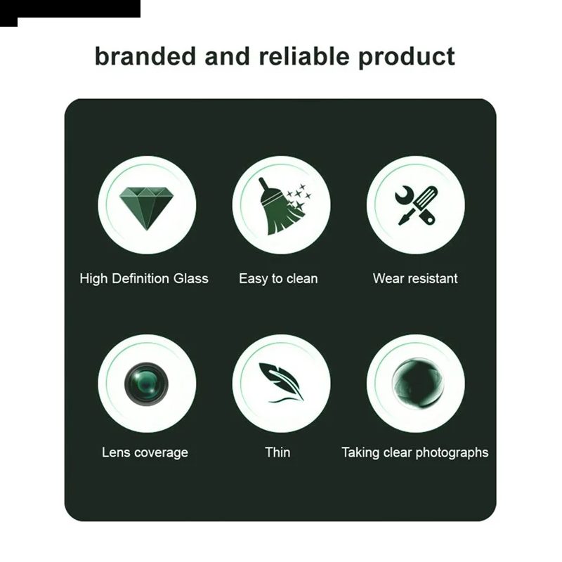 Objektivschutz Aus Gehärtetem Glas Für Oneplus 13r (schwarz)