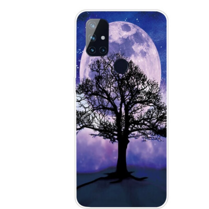 Handyhülle Für OnePlus Nord N100 Baum Und Mond