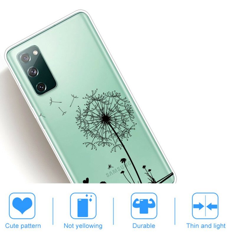 Hülle Für Samsung Galaxy S20 FE Löwenzahnliebe