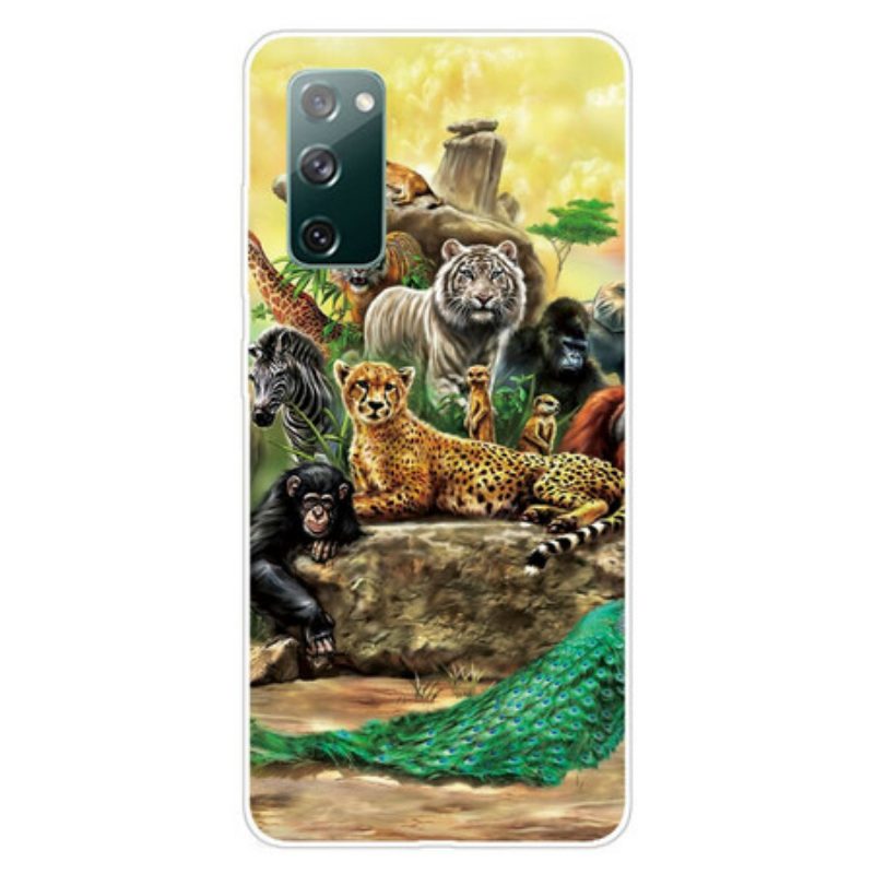 Hülle Für Samsung Galaxy S20 FE Safaritiere