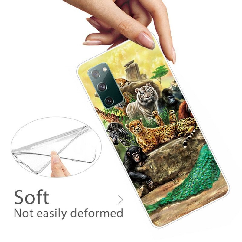 Hülle Für Samsung Galaxy S20 FE Safaritiere