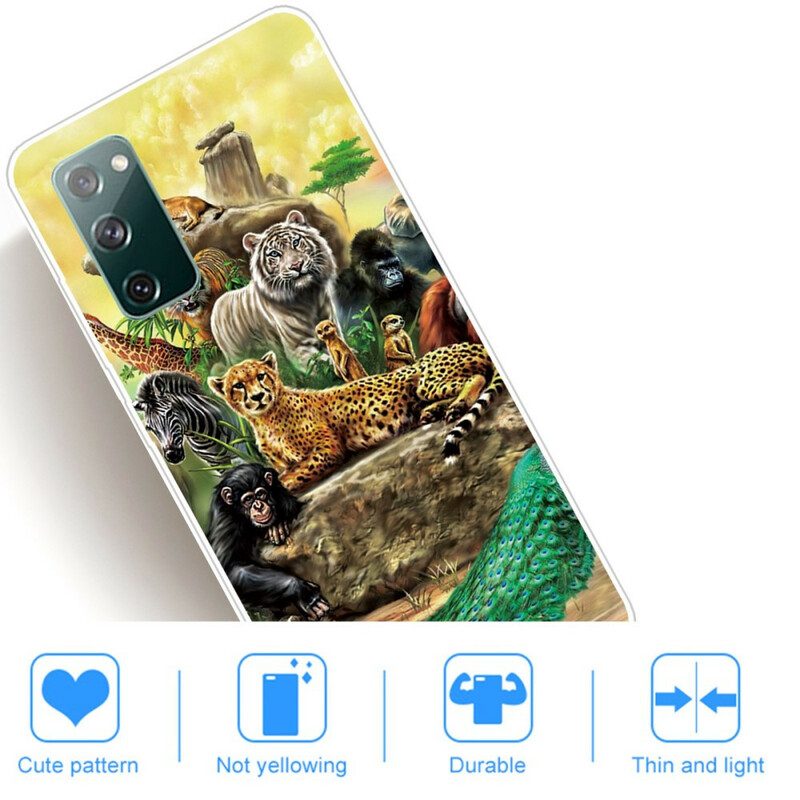 Hülle Für Samsung Galaxy S20 FE Safaritiere