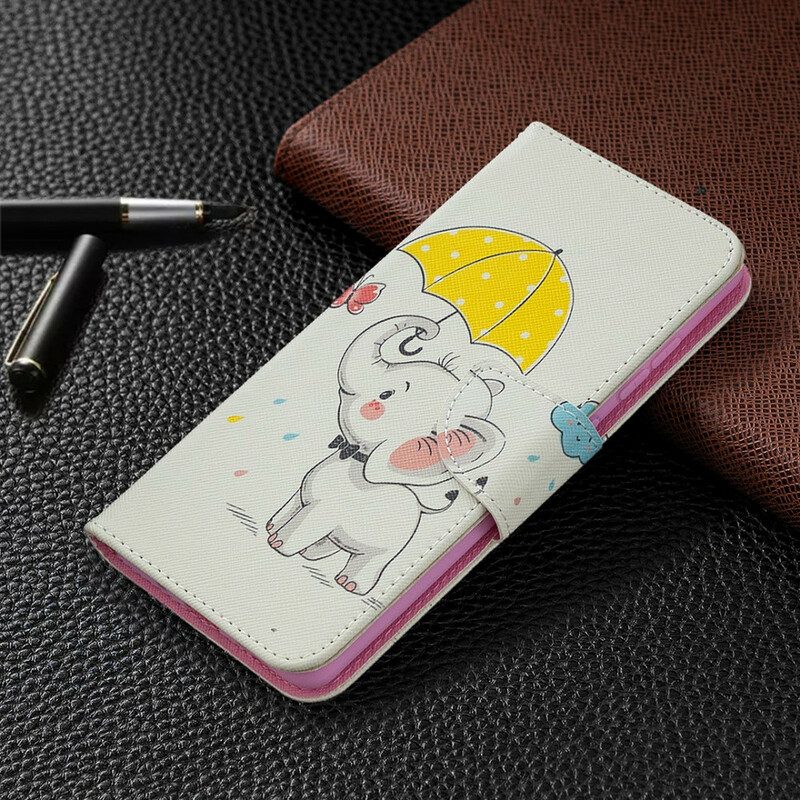 Lederhüllen Für Samsung Galaxy S20 FE Baby Elefant