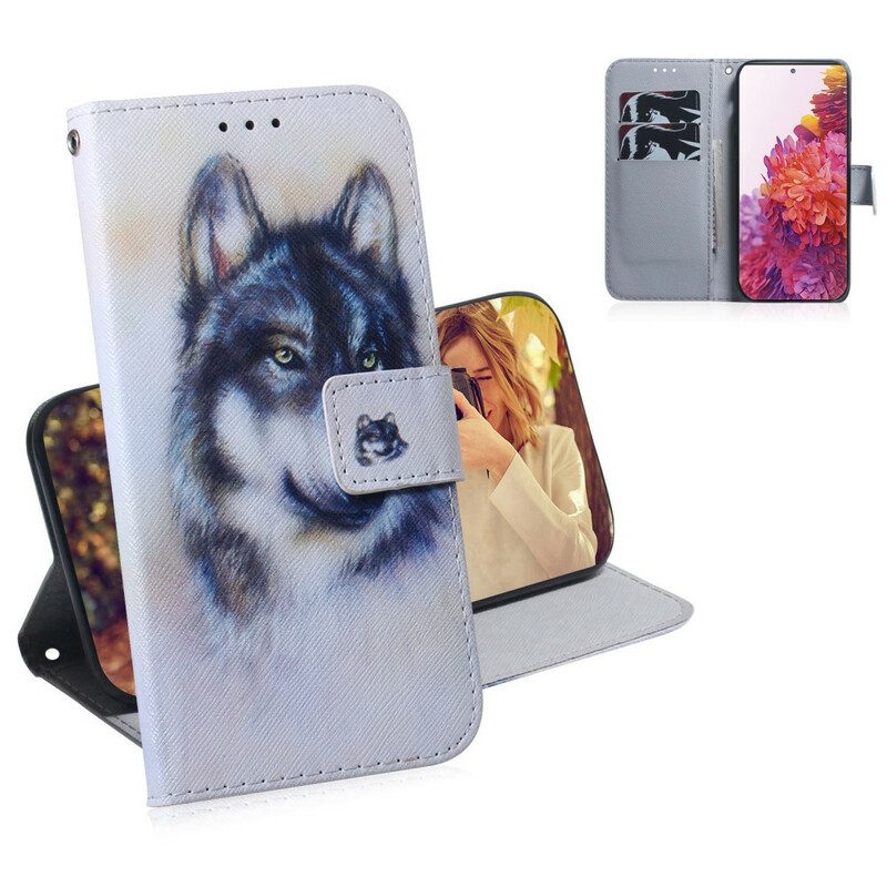 Lederhüllen Für Samsung Galaxy S20 FE Hunde-look