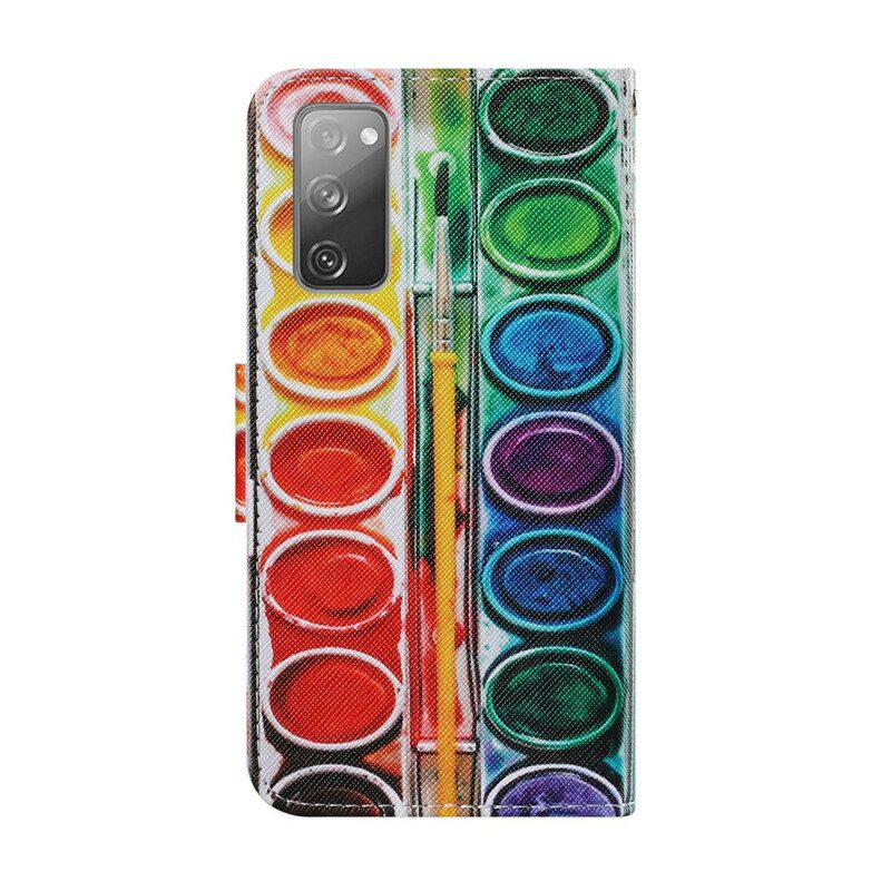 Lederhüllen Für Samsung Galaxy S20 FE Malen