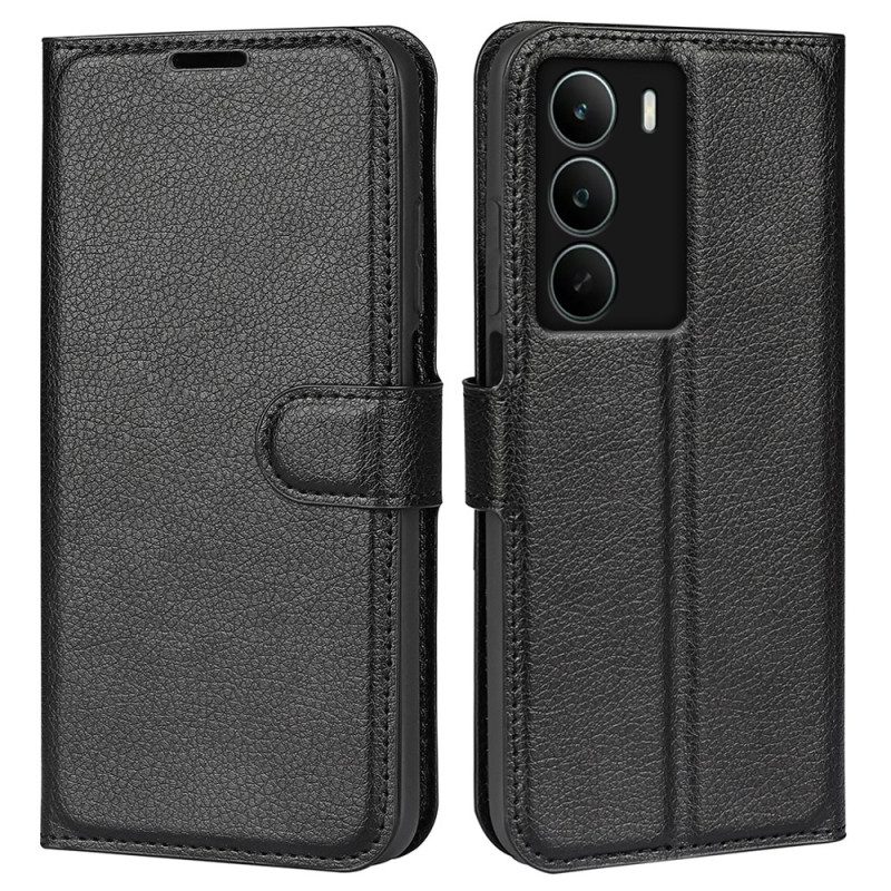 Lederhüllen Für Realme C71 Klassisches Kunstleder