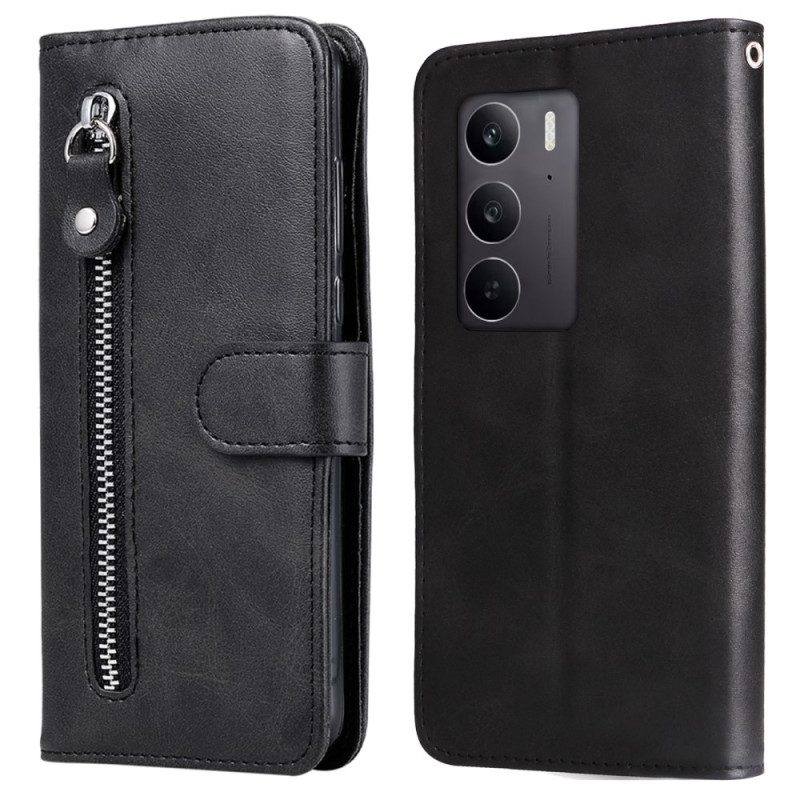 Lederhüllen Für Realme C71 Reißverschlusstasche