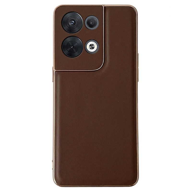 Hülle Für Oppo Reno 8 Pro Echtes Premium-leder