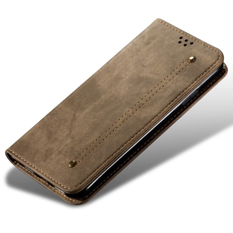 Flip Case Xiaomi 15 Ultra Denim-stoff