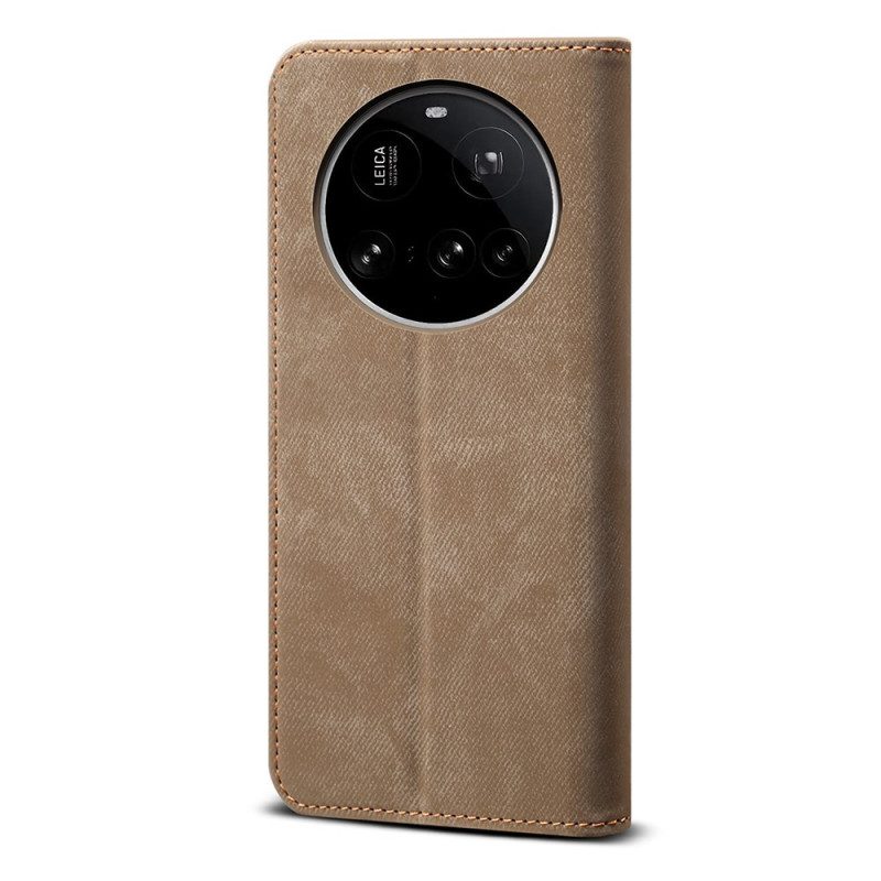 Flip Case Xiaomi 15 Ultra Denim-stoff