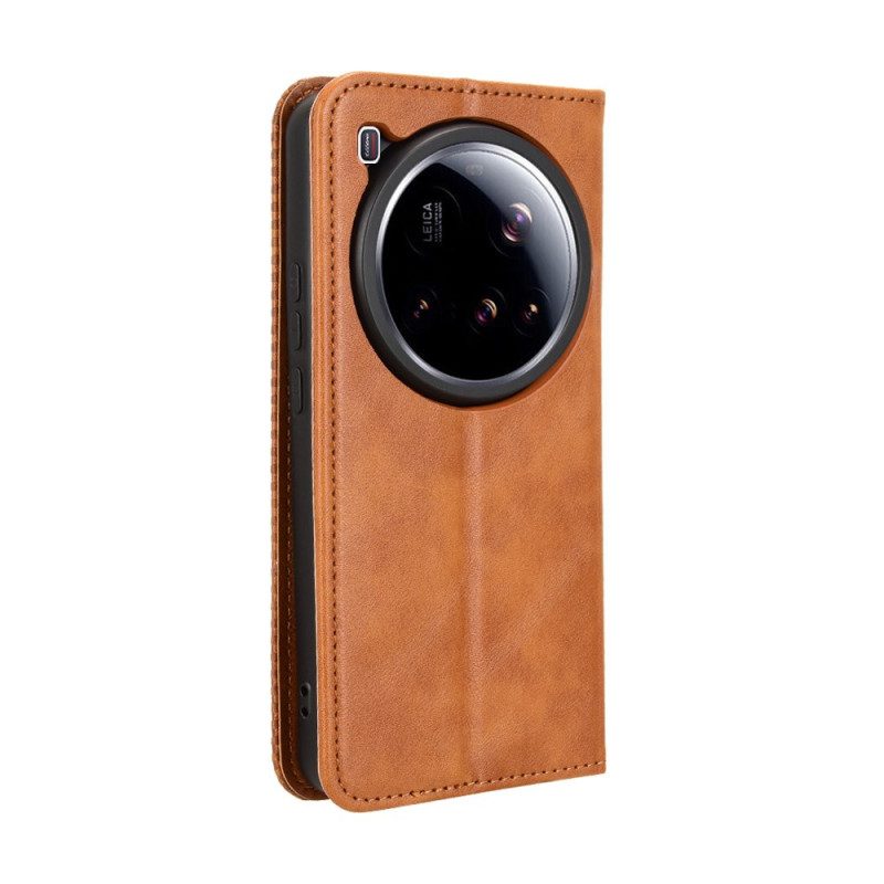 Flip Case Xiaomi 15 Ultra Handyhülle Vintage-fries