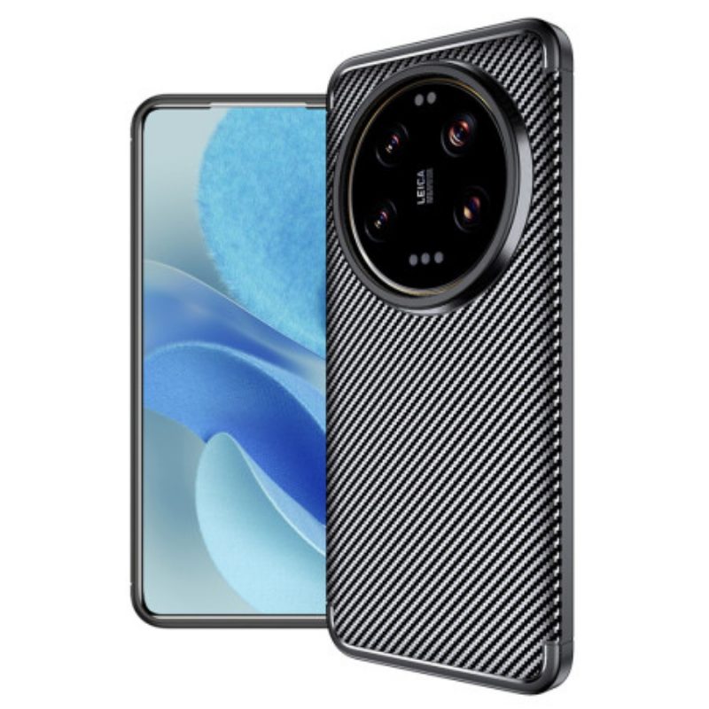 Hülle Xiaomi 15 Ultra Handyhülle Kohlefaser Textur
