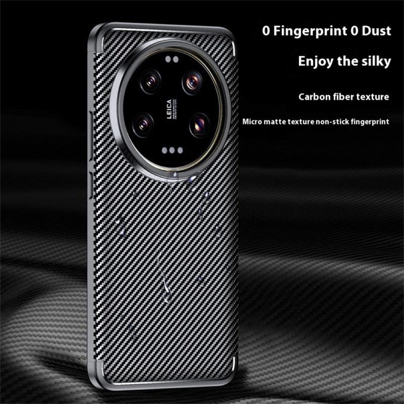Hülle Xiaomi 15 Ultra Handyhülle Kohlefaser Textur