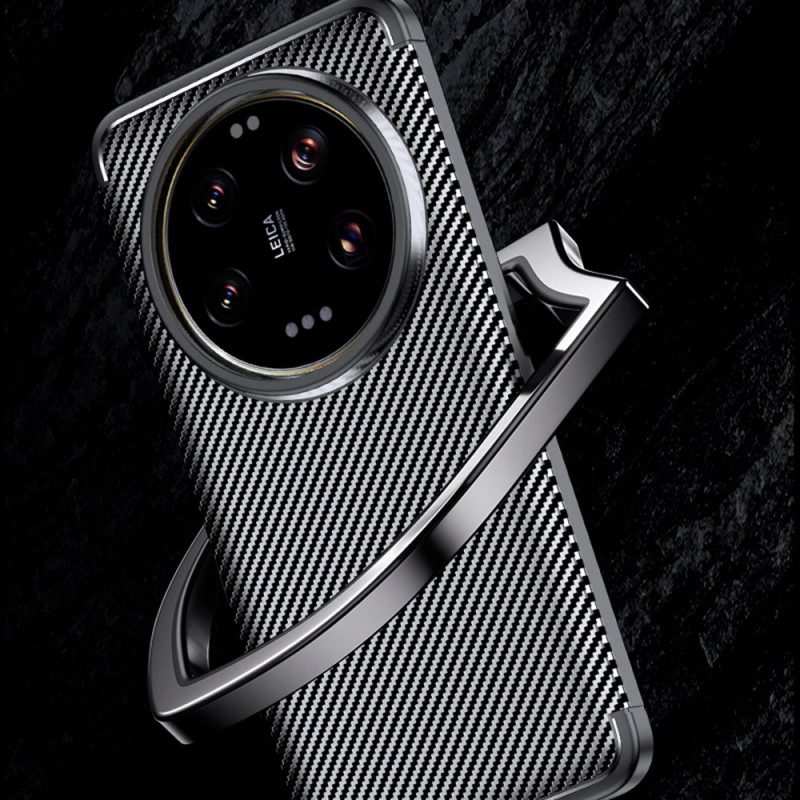 Hülle Xiaomi 15 Ultra Handyhülle Kohlefaser Textur