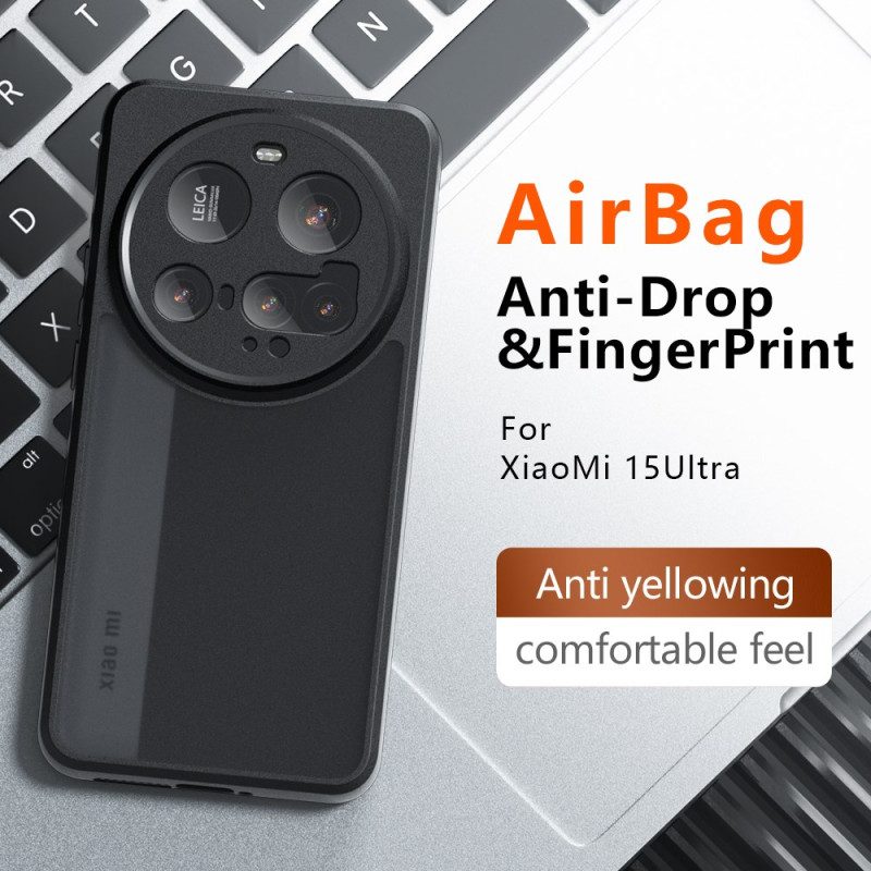 Hülle Xiaomi 15 Ultra Handyhülle Schwarz Transparent