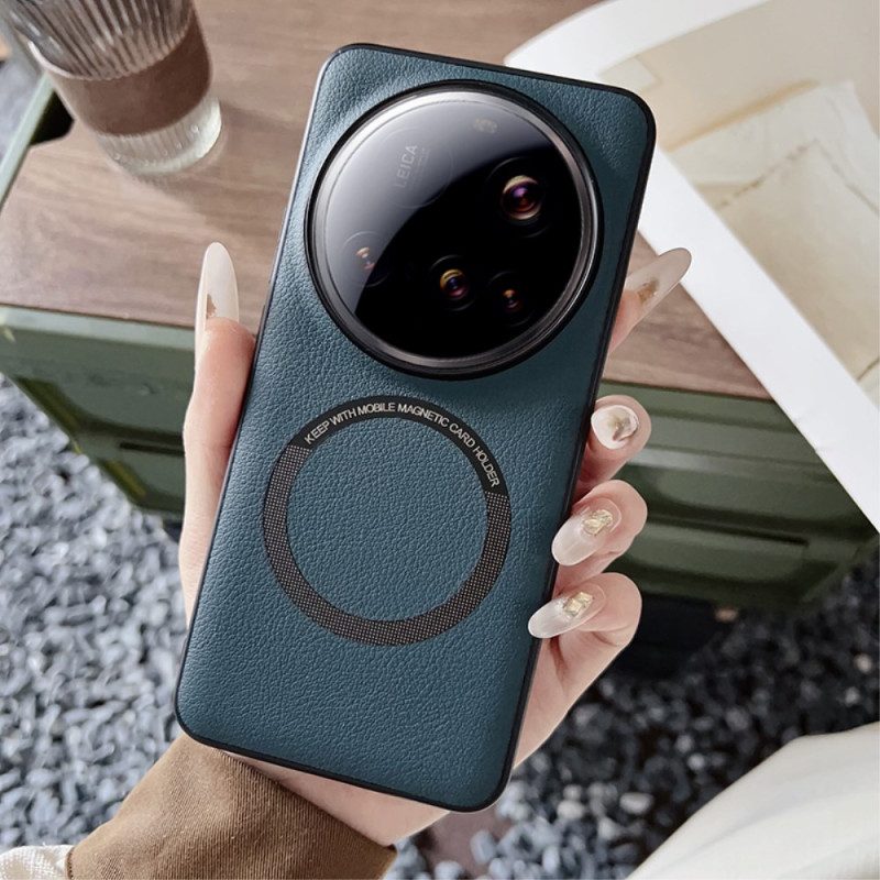Hülle Xiaomi 15 Ultra Magsafe-kompatibel Mit Lederoptik