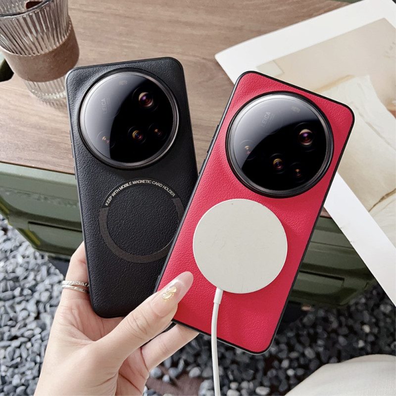 Hülle Xiaomi 15 Ultra Magsafe-kompatibel Mit Lederoptik