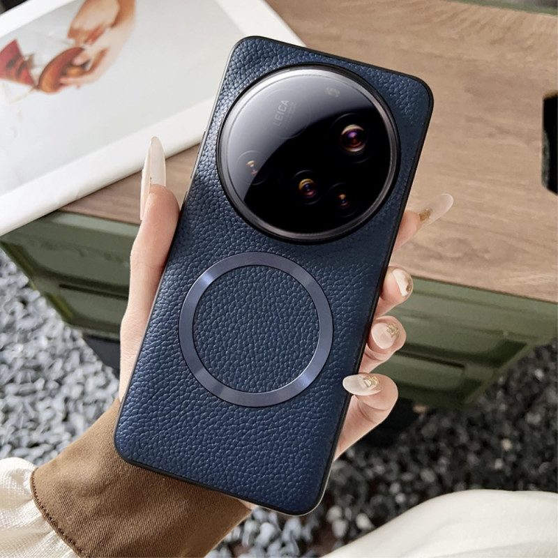 Hülle Xiaomi 15 Ultra Magsafe-kompatibel Mit Litschi-lederoptik