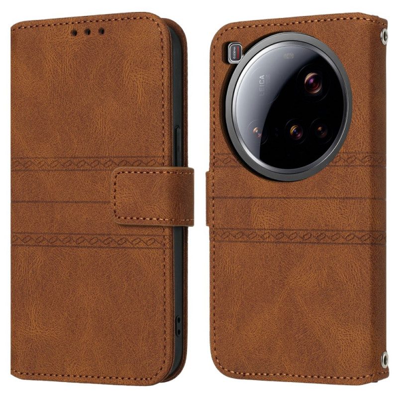 Lederhüllen Für Xiaomi 15 Ultra Doppelfries