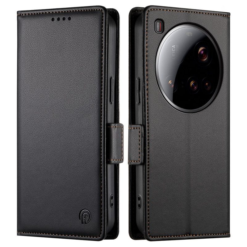 Lederhüllen Für Xiaomi 15 Ultra Doppelverschluss