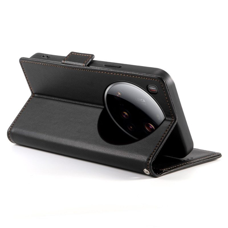 Lederhüllen Für Xiaomi 15 Ultra Doppelverschluss