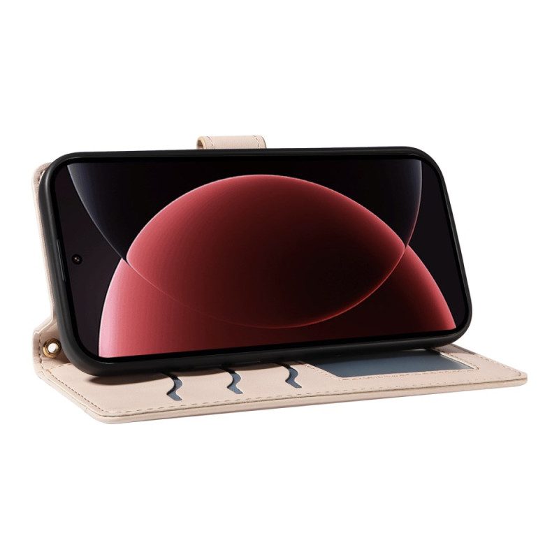 Lederhüllen Xiaomi 15 Ultra Gepolstert Mit Tragegurt Und Schultergurt