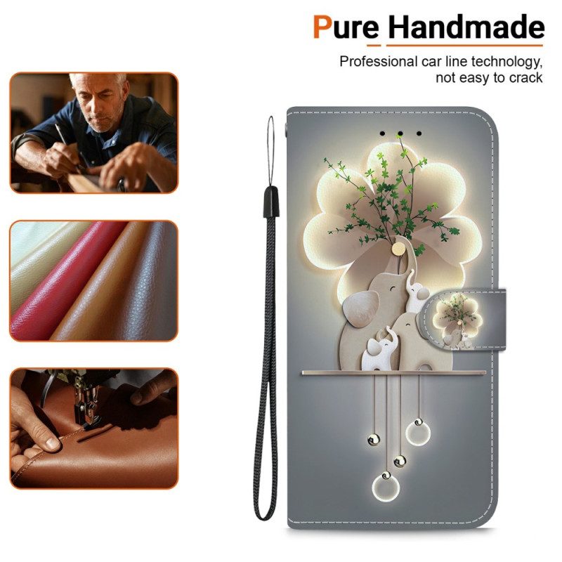 Lederhüllen Xiaomi 15 Ultra Handyhülle Elefantenmuster