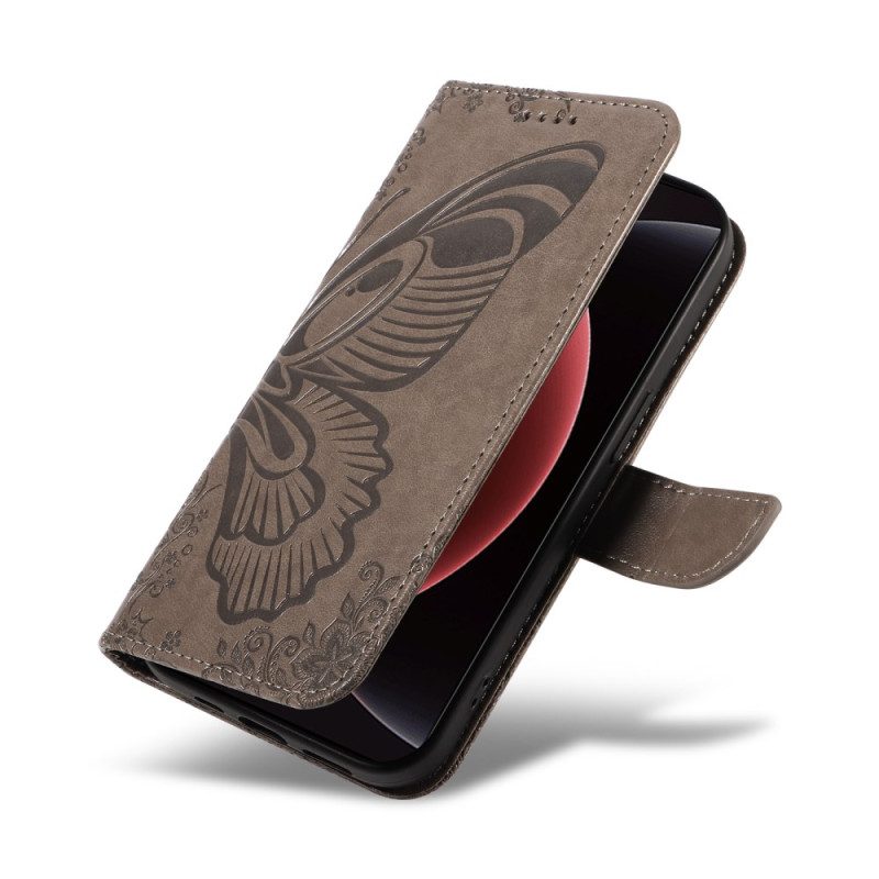 Lederhüllen Xiaomi 15 Ultra Handyhülle Schmetterlingsdesign