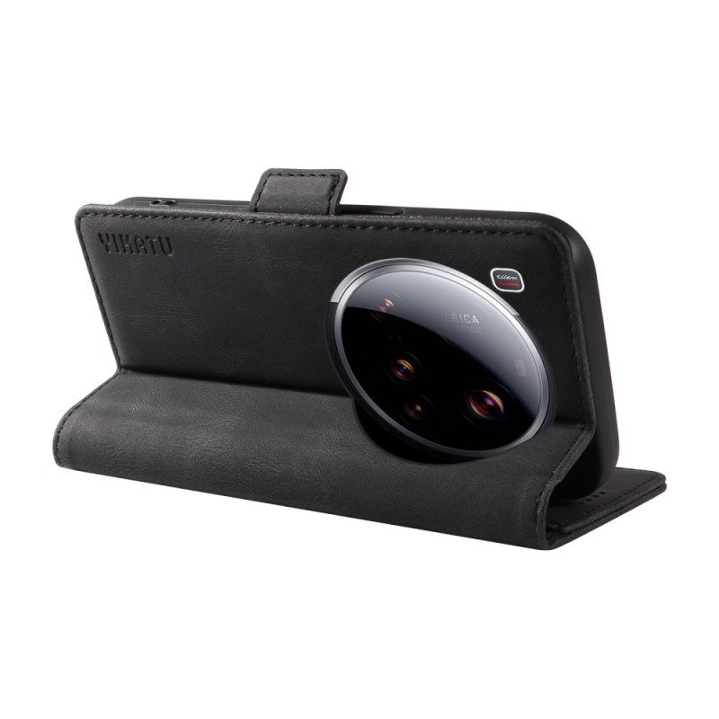 Lederhüllen Xiaomi 15 Ultra Handyhülle Ykatu Vintage-stil